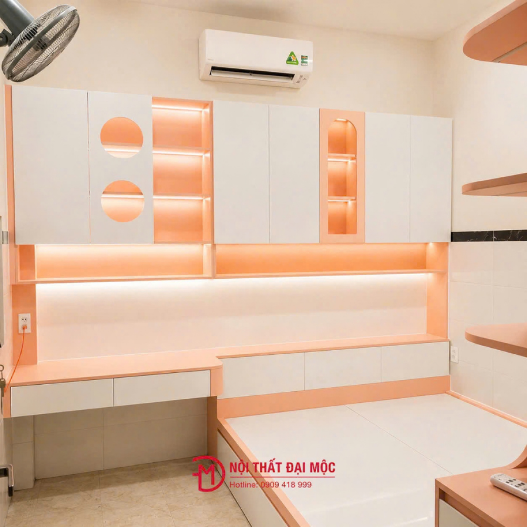Combo Nội thất phòng ngủ gỗ MDF
