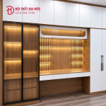Tủ trưng bày và kệ tivi phòng khách