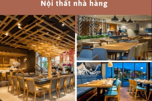 Thiết kế và Thi công nội thất nhà hàng quán ăn